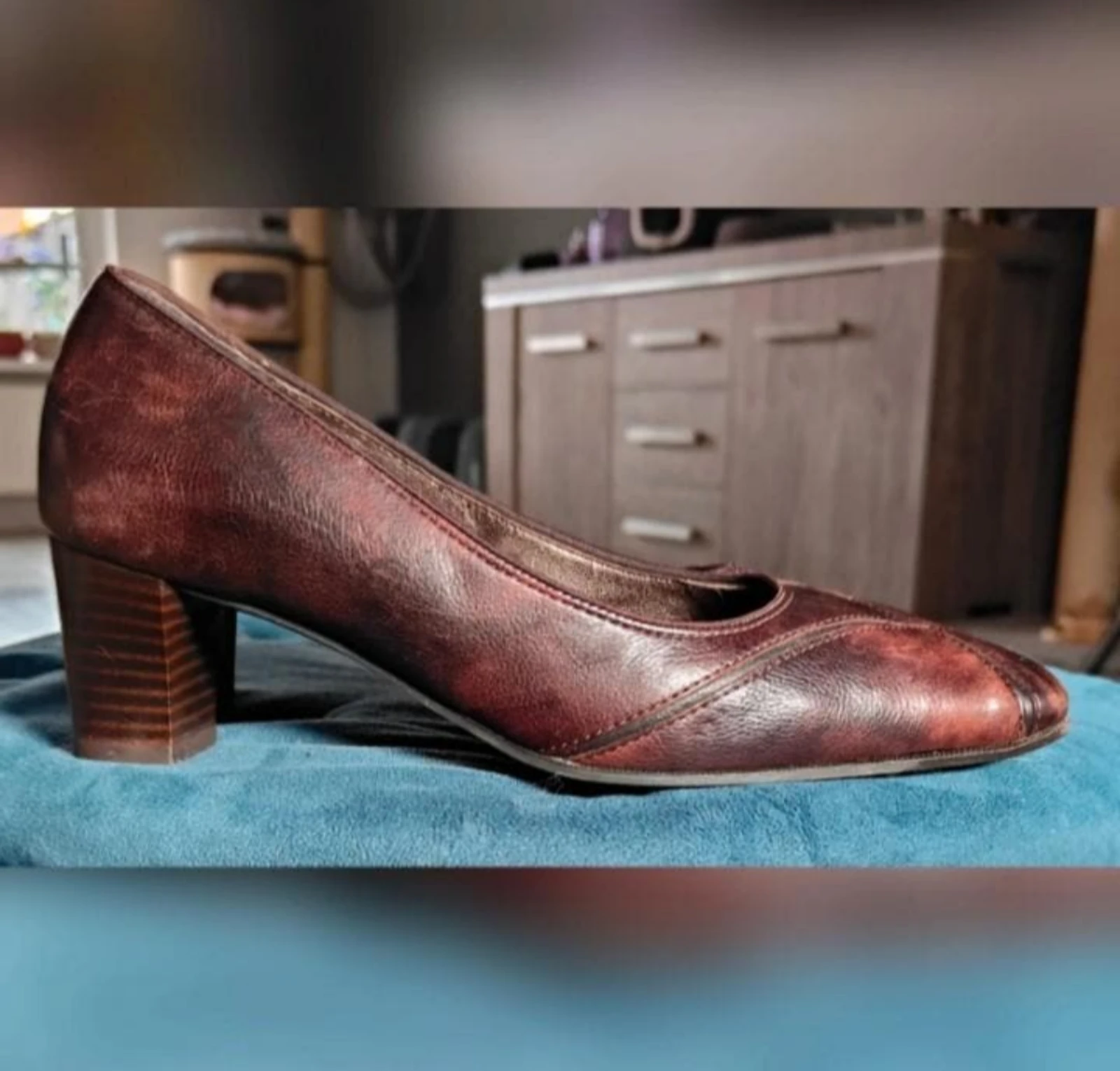 Vintage brown leather pumps Ara Air cushion size 37.5 – photo 2